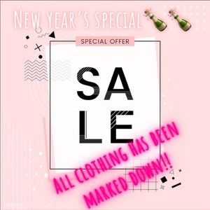 End of Year Closet Mark Downs!!!